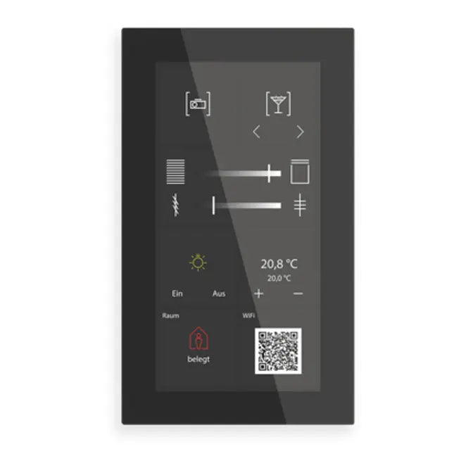 MDT Glas Touch Smart Plus 6“ zwart