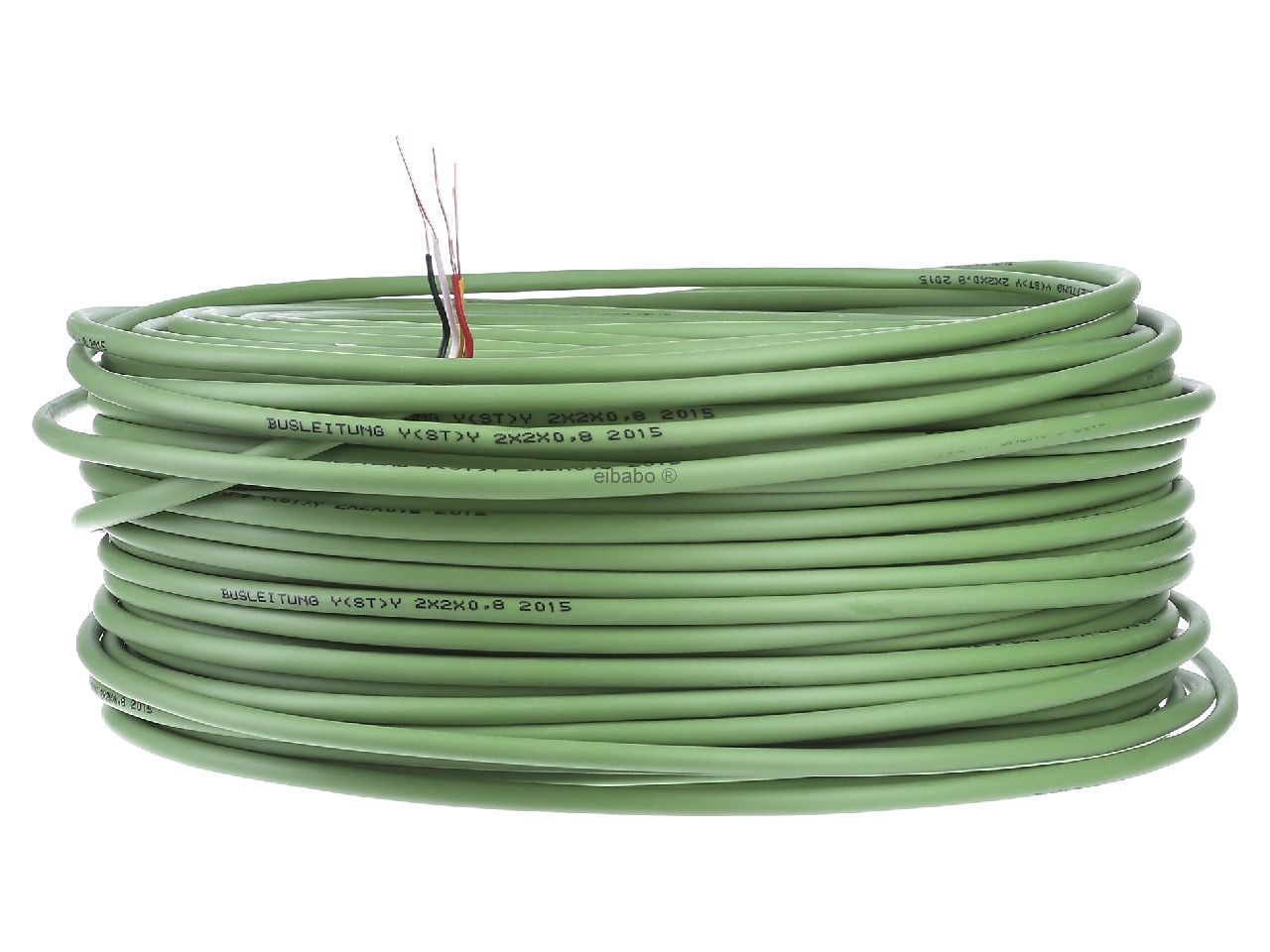 KNX buskabel 2x2x0,8mm² groen 250 meter